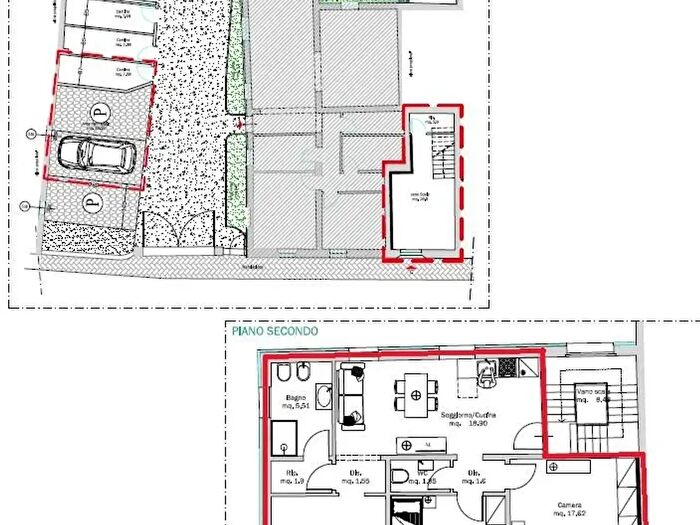 Appartamento con 5 locali in vendita in Cascina