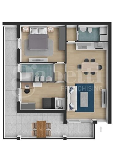 Appartamento trilocale in vendita in Sinnai