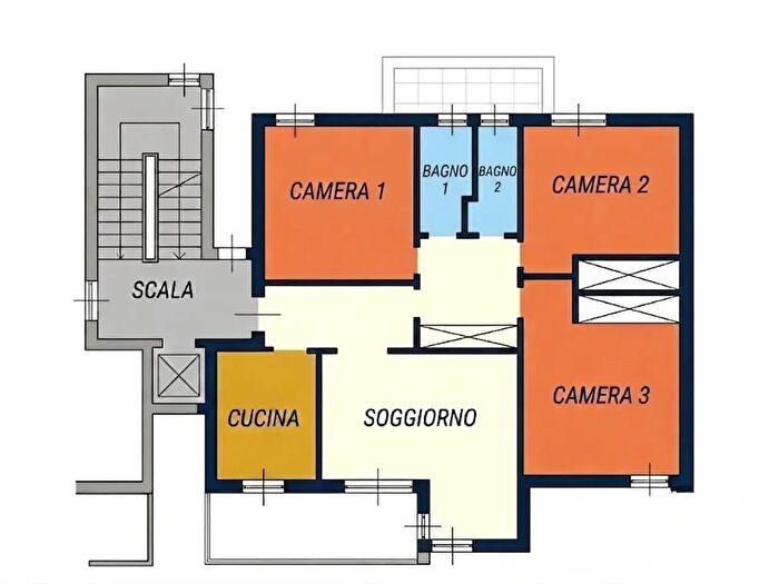 Appartamento con 5 locali in vendita in Via delle Province, Siena