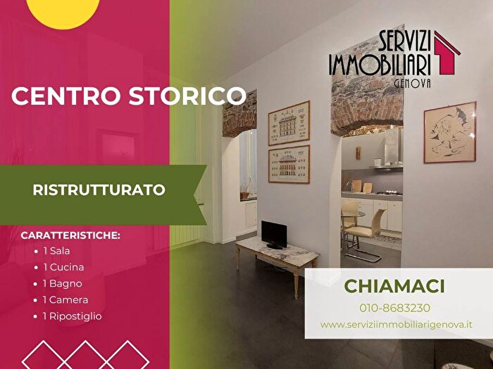 Appartamento bilocale in affitto in Vico del Duca, Maddalena, Genova