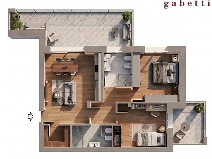 Appartamento trilocale in vendita in Strada Ponte Vecchio, Magenta