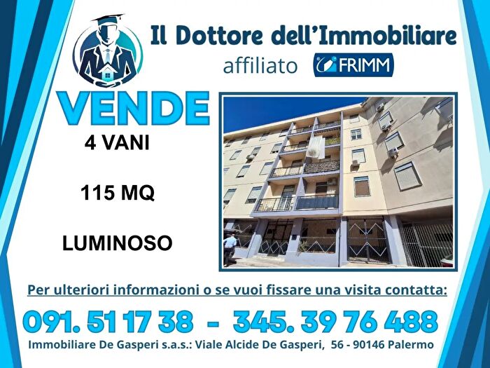 Appartamento quadrilocale in vendita in Via Assoro, Palermo