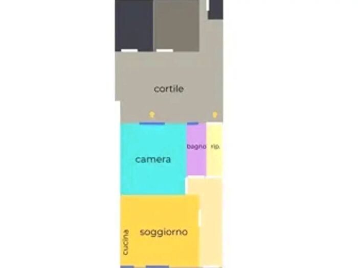 Appartamento trilocale in vendita in Via Monte Nevoso, Cecina