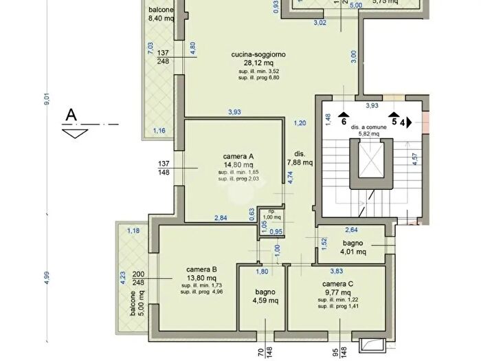 Appartamento quadrilocale in vendita in Via Torino, Montecatini Terme