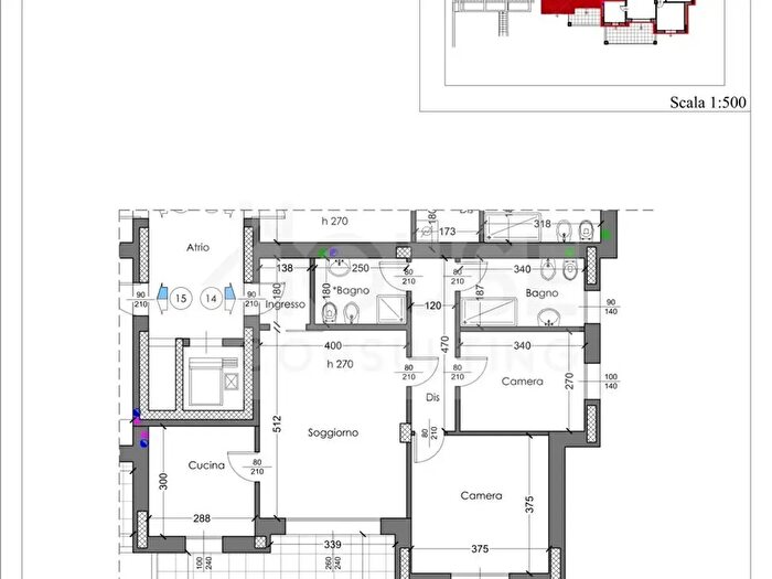 Appartamento trilocale in vendita in Via S Michele del Carso, Lissone