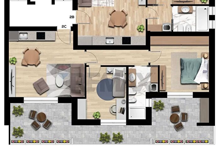 Appartamento trilocale in vendita in Via Conenna Complesso Aquaria Nc, Bari