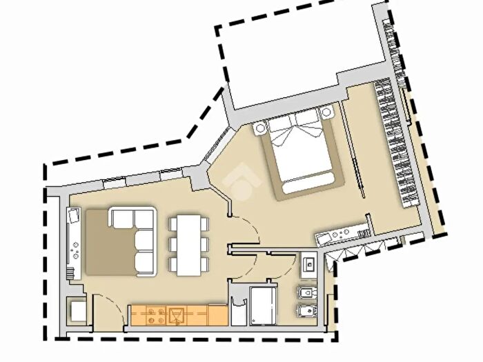 Appartamento bilocale in vendita in Via Francesco Denza, Roma