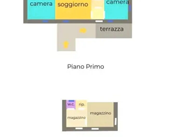 Appartamento con 6 locali in vendita in Via Montanara, Cecina