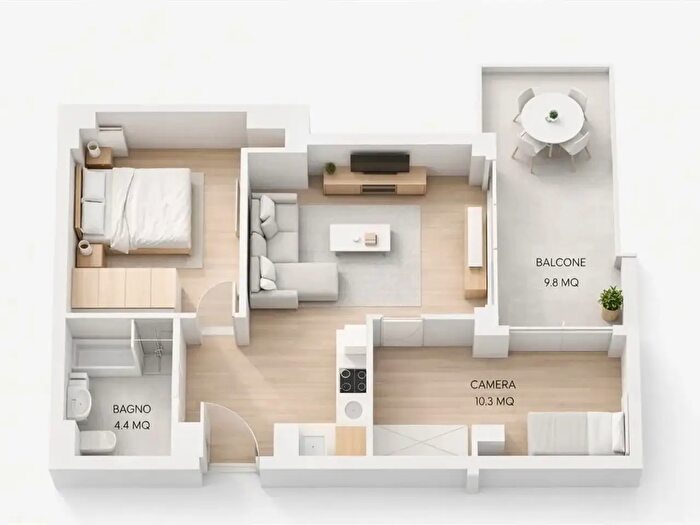 Appartamento trilocale in vendita in Via Ugo De Carolis, Roma