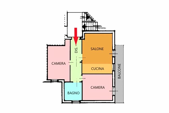 Appartamento trilocale in vendita in Appignano