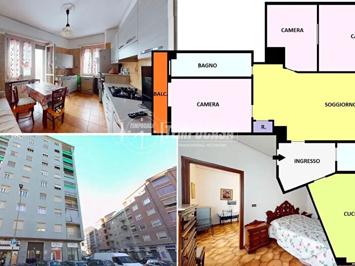 Appartamento con 5 locali in vendita in Piazza Respighi a, Torino