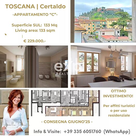 Appartamento quadrilocale in vendita in Certaldo