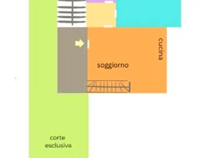 Appartamento trilocale in vendita in Via Montanara, Cecina