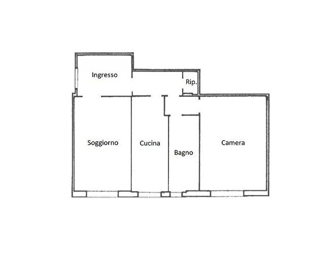 Appartamento bilocale in affitto in Via dei Papareschi, Marconi, Roma