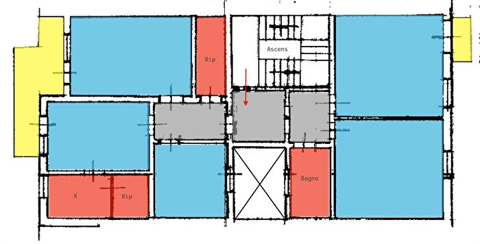 Appartamento con 6 locali in vendita in Pisa
