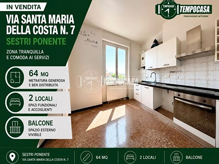 Appartamento bilocale in vendita in Via Santa Maria della Costa, Genova