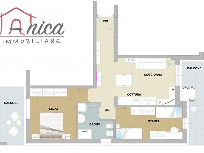 Appartamento trilocale in vendita in Via della Canova, Trento