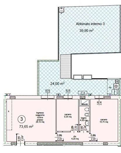Appartamento trilocale in vendita in Empoli