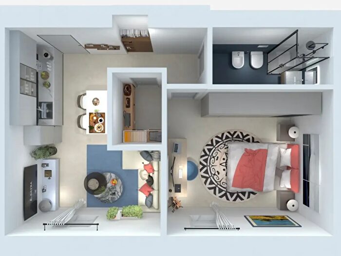 Appartamento bilocale in vendita in Via Aldo Manuzio, Roma