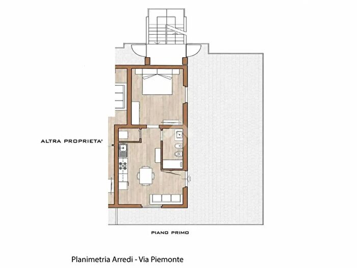 Appartamento bilocale in vendita in Via Piemonte, Follonica