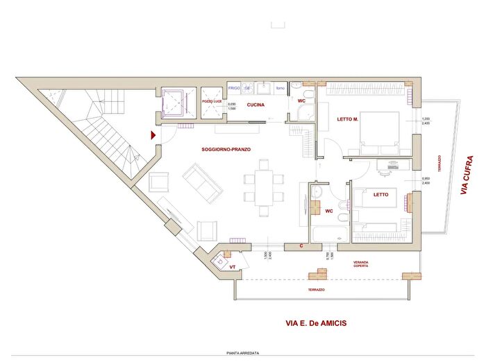Appartamento quadrilocale in vendita in Via Edmondo De Amicis, Altamura