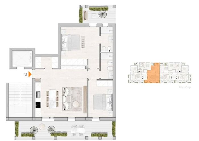 Appartamento trilocale in vendita in Via Umbria Firenze, Firenze