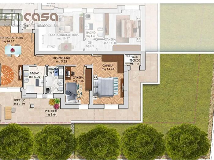 Appartamento trilocale in vendita in Viale Assisi, Riccione