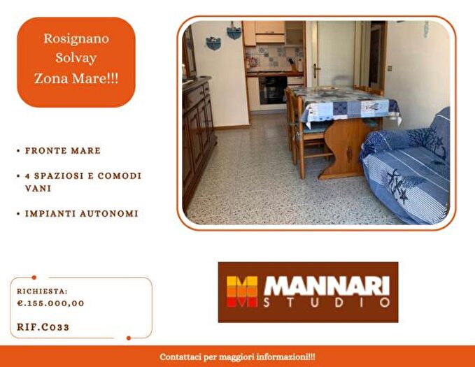 Appartamento quadrilocale in vendita in Rosignano Marittimo