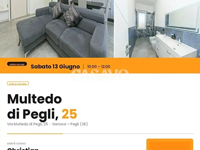 Appartamento trilocale in vendita in Via Multedo di Pegli, Genova