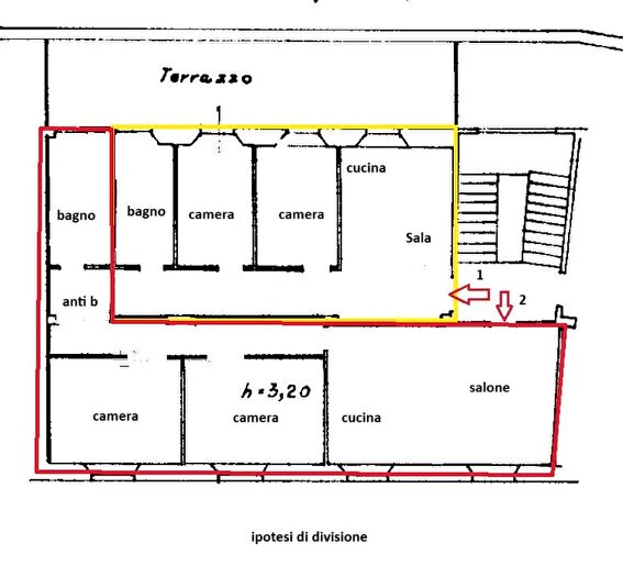 Appartamento con 8 locali in vendita in Via Raineiro Fano, Fano