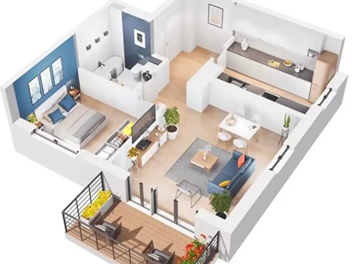 Appartamento bilocale in affitto in Via Gioacchino Rossini, Lecco