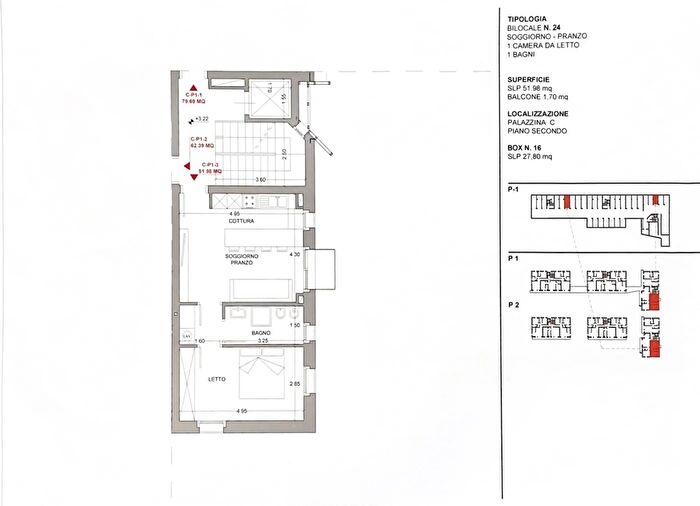 Appartamento bilocale in vendita in Via Piemonte Snc, Cusano Milanino
