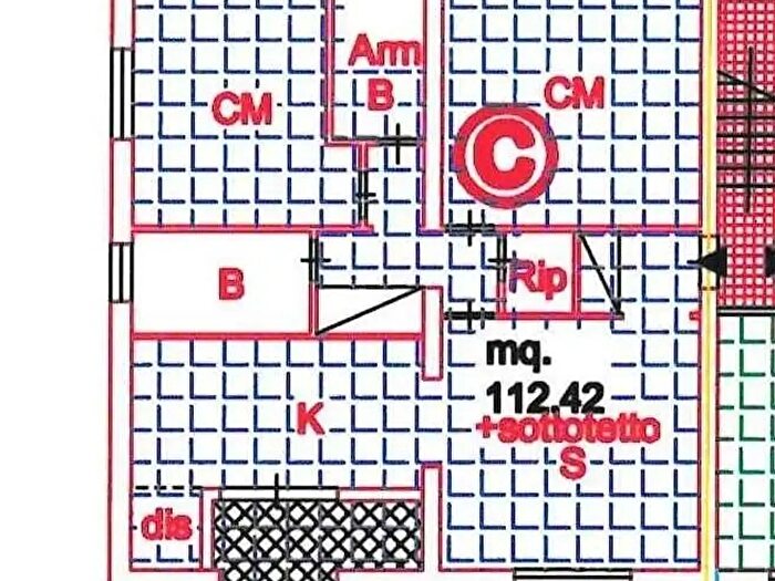Appartamento quadrilocale in vendita in Cascina
