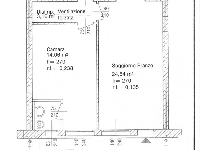 Appartamento bilocale in vendita in Via John Fitzgerald Kennedy, Gambettola