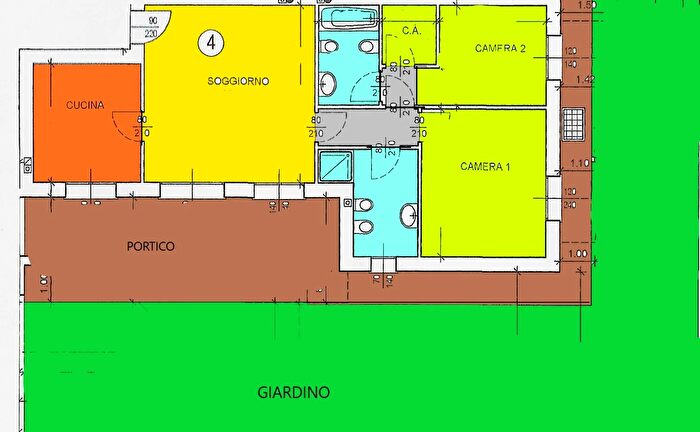 Appartamento trilocale in vendita in Via Roma, Cavenago Di Brianza