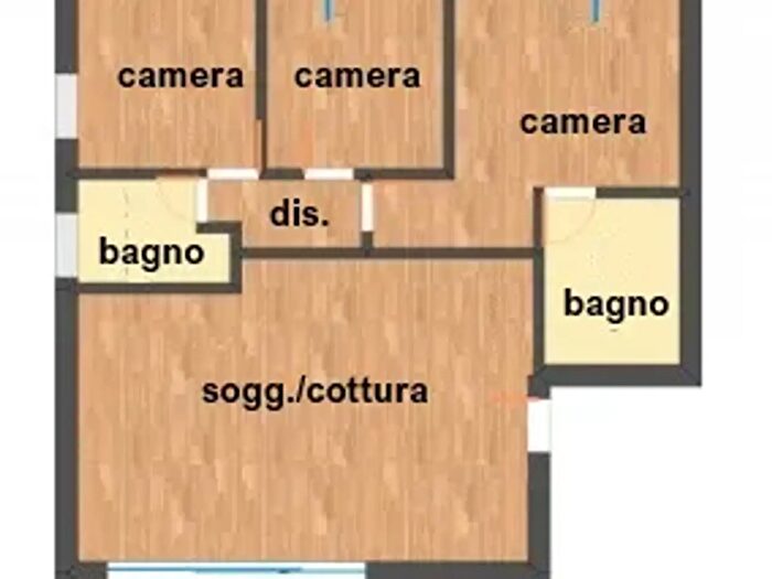 Appartamento quadrilocale in vendita in Via Busonera, Montegrotto Terme