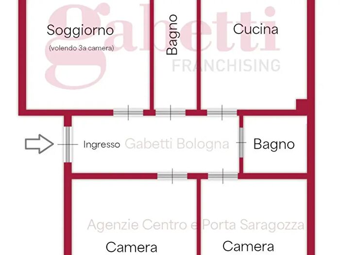 Appartamento quadrilocale in vendita in Via Pelagio Palagi, Bologna