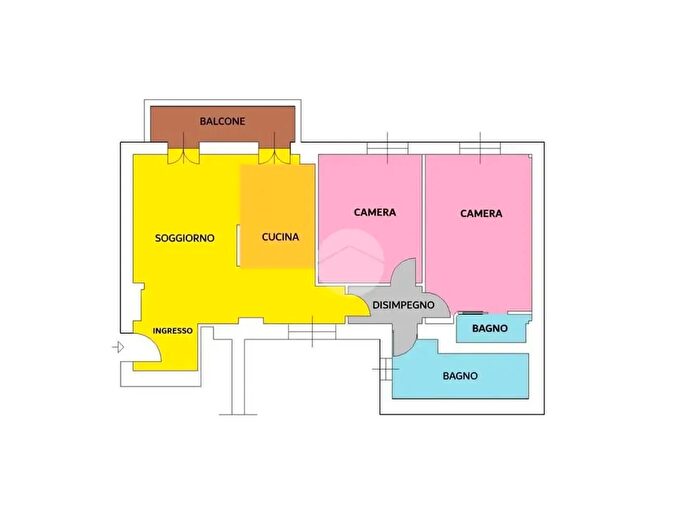 Appartamento trilocale in vendita in Appartamento Via Alfonso Rendano, Roma