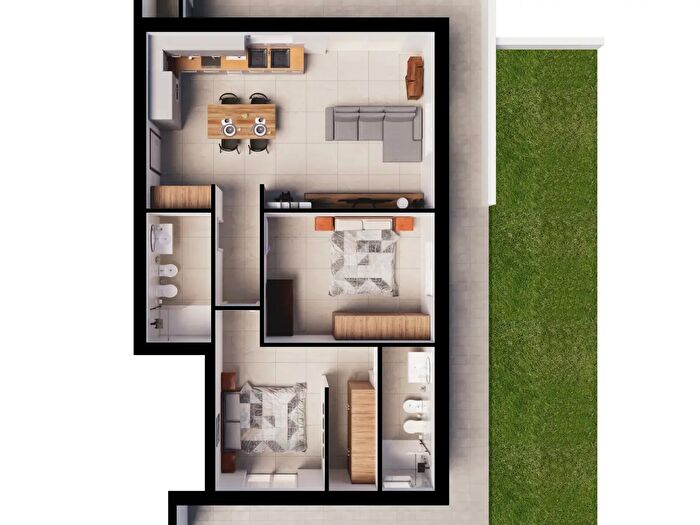 Appartamento trilocale in vendita in Via della Rimessa, Mentana