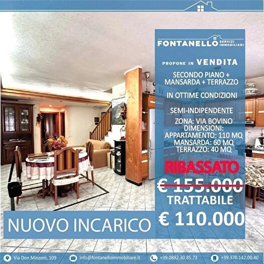 Appartamento con 5 locali in vendita in Via Bovino, San Severo