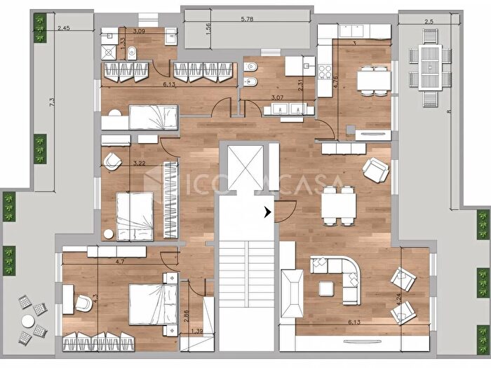 Appartamento con 5 locali in vendita in Via Milano, Ciampino