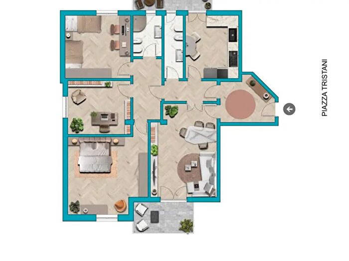 Appartamento con 5 locali in vendita in Via Giardini, Cagliari