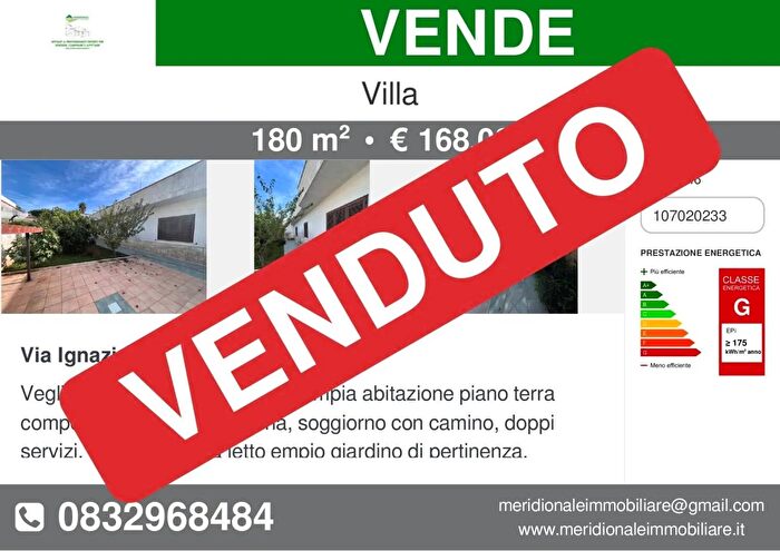 Casa con 5 locali in vendita in Via Ignazio Silone Veglie Lecce, Veglie