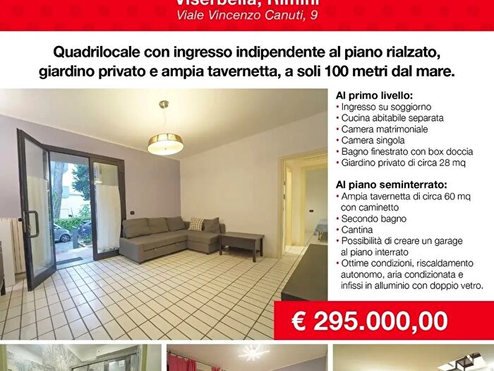 Appartamento quadrilocale in vendita in Viale Vincenzo Canuti, Rimini