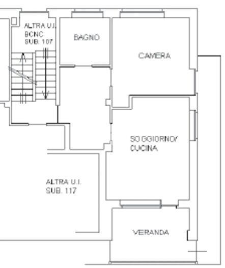 Appartamento bilocale in affitto in Via Villa, Giaveno