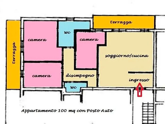Appartamento con 5 locali in vendita in Carrara