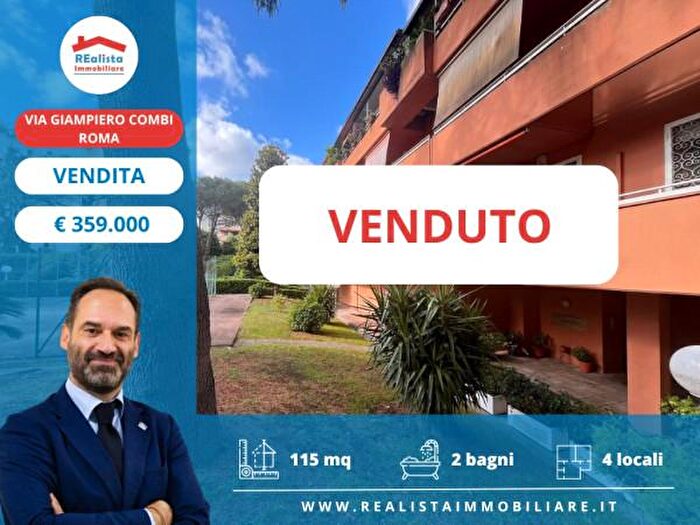 Appartamento quadrilocale in vendita in Via Giampiero Combi, Roma