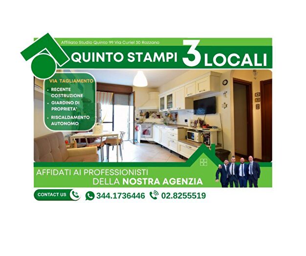 Appartamento trilocale in vendita in Via Tagliamento, Rozzano