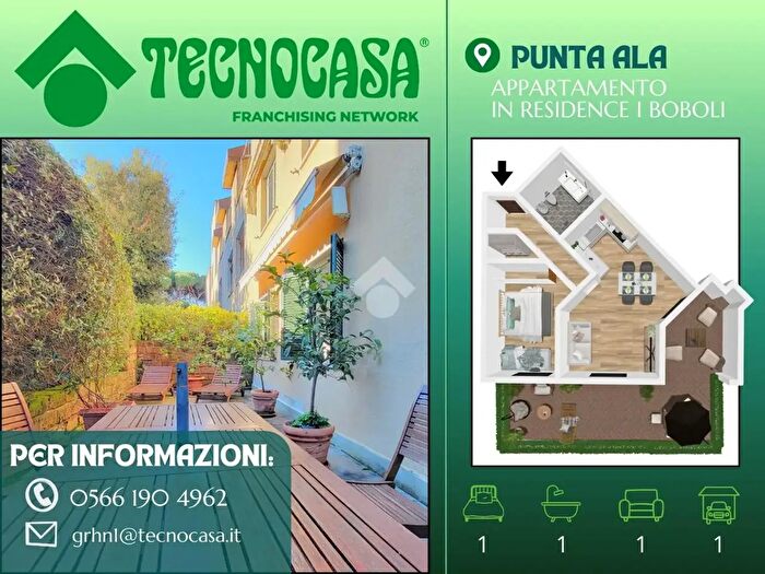 Appartamento bilocale in vendita in Punta Ala Complesso I Boboli Via Cala del Pozzo, Castiglione Della Pescaia