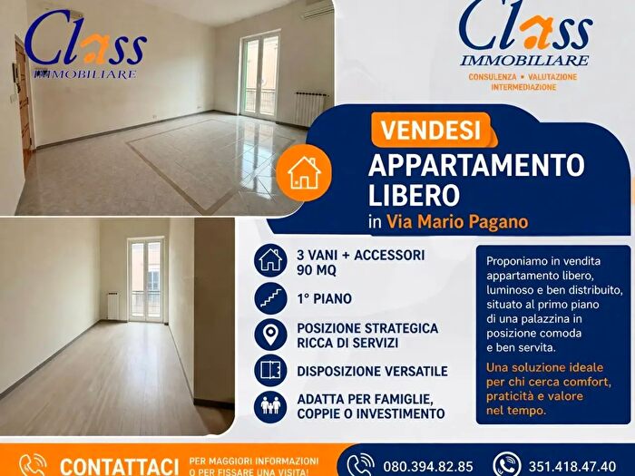 Appartamento trilocale in vendita in Via Mario Pagano, Giovinazzo